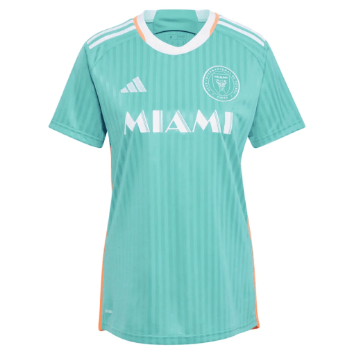 Lionel Messi Inter Miami CF adidas Women’s 2024 Archive Replica Player Jersey – Aqua - Image 2