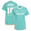 Lionel Messi Inter Miami CF adidas Women’s 2024 Archive Replica Player Jersey – Aqua