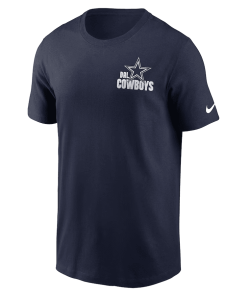 Alternative view of Men’s Nike Navy Dallas Cowboys Blitz Essential T-Shirt