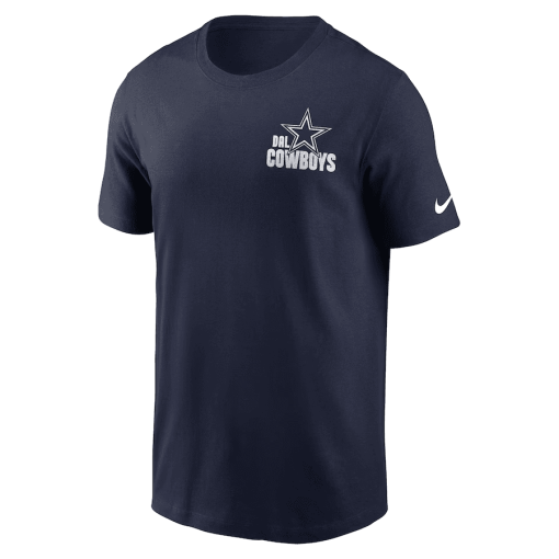 Men’s Nike Navy Dallas Cowboys Blitz Essential T-Shirt - Image 2