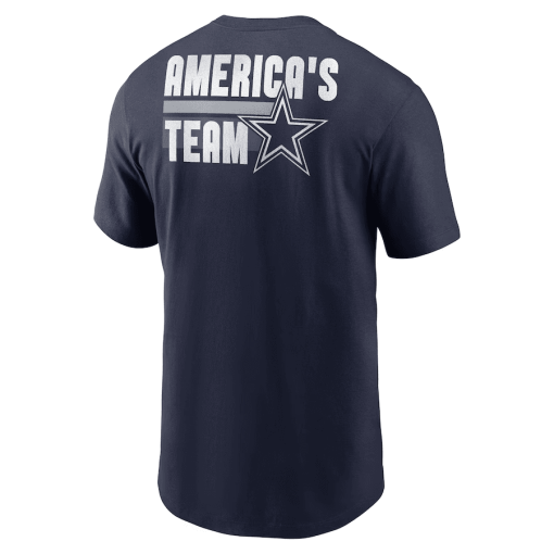 Men’s Nike Navy Dallas Cowboys Blitz Essential T-Shirt - Image 3