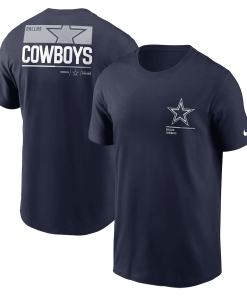 Men’s Nike Navy Dallas Cowboys Team Incline T-Shirt
