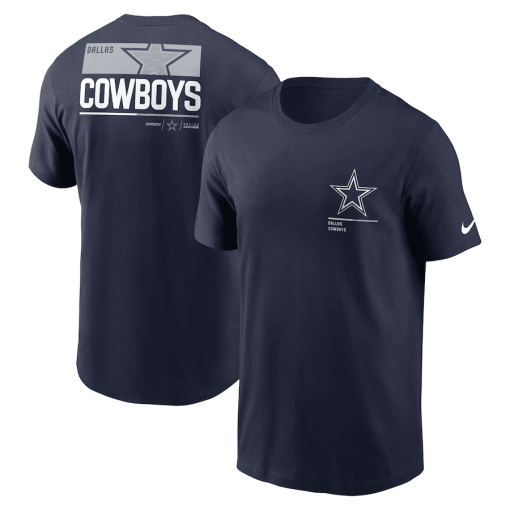Men’s Nike Navy Dallas Cowboys Team Incline T-Shirt