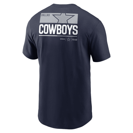 Men’s Nike Navy Dallas Cowboys Team Incline T-Shirt - Image 3