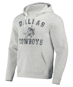 Alternative view of Men’s NFL x Darius Rucker Collection by Fanatics Heather Gray Dallas Cowboys Coaches Pullover Hoodie
