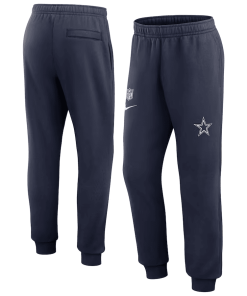 Men’s Nike Navy Dallas Cowboys 2023 Sideline Club Jogger Pants