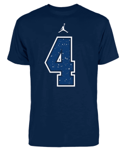 Alternative view of Men’s Jordan Brand Dak Prescott Navy Dallas Cowboys Name & Number T-Shirt (Copy)