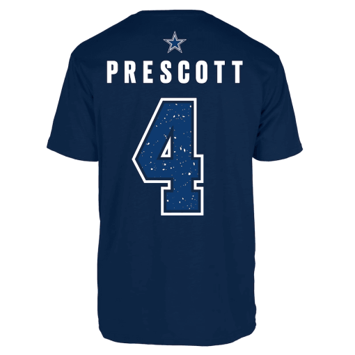 Men’s Jordan Brand Dak Prescott Navy Dallas Cowboys Name & Number T-Shirt (Copy) - Image 3