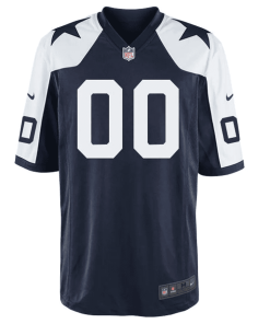 Alternative view of Nike Youth Dallas Cowboys Customized Alternate Game Jersey