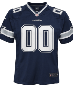 Alternative view of Youth Nike Navy Dallas Cowboys Custom Game Jersey
