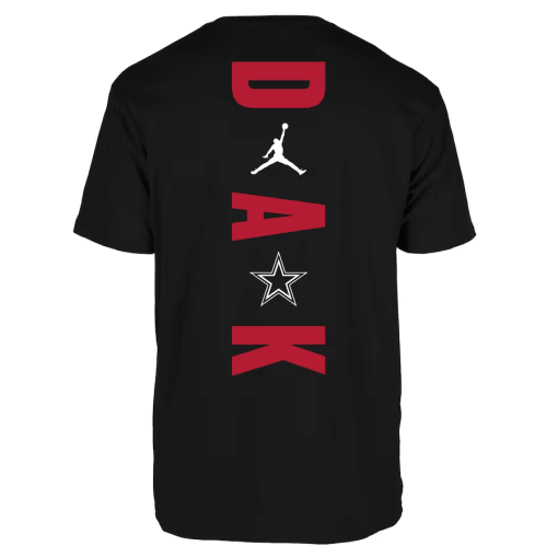 Men’s Jordan Brand Dak Prescott Navy Dallas Cowboys Graphic T-Shirt - Image 3