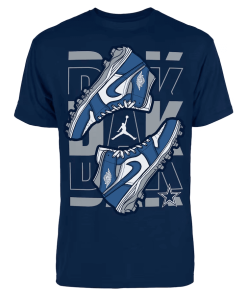 Men’s Jordan Brand Dak Prescott Navy Dallas Cowboys Repeat Sneaker Graphic T-Shirt
