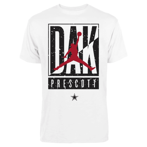 Men’s Jordan Brand Dak Prescott Navy Dallas Cowboys Graphic T-Shirt - Image 6