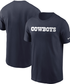 Men’s Nike Navy Dallas Cowboys Fan Gear Wordmark T-Shirt
