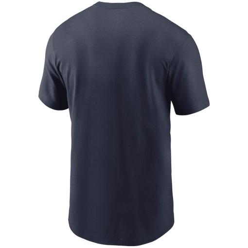 Men’s Nike Navy Dallas Cowboys Fan Gear Wordmark T-Shirt - Image 3