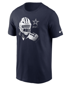 Alternative view of Men’s Nike Micah Parsons Navy Dallas Cowboys Player Graphic T-Shirt