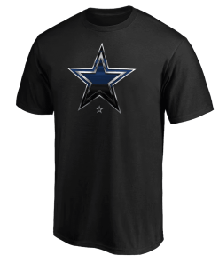 Alternative view of Men’s Fanatics Branded Black Dallas Cowboys Midnight Mascot Logo T-Shirt