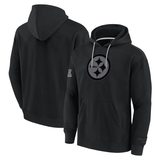 Pittsburgh Steelers Fanatics Elements Pace Fleece Pullover Hoodie – Black