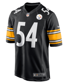 Alternative view of Zach Frazier Pittsburgh Steelers Nike Game Jersey – Black