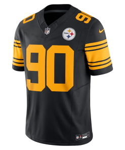 Alternative view of T.J. Watt Pittsburgh Steelers Nike Vapor F.U.S.E. Limited Jersey – Black