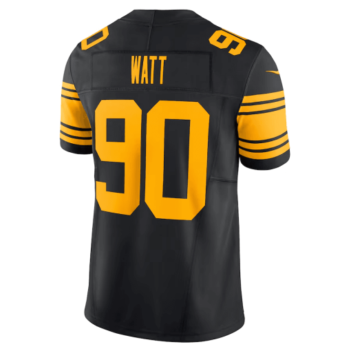 T.J. Watt Pittsburgh Steelers Nike Vapor F.U.S.E. Limited Jersey – Black - Image 3