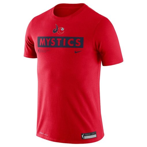 Washington Mystics Nike Practice T-Shirt – Red - Image 2