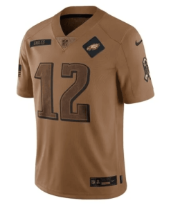 Alternative view of Randall Cunningham Philadelphia Eagles Nike 2023 Salute To Service Retired Player Limited Jersey – Brown
