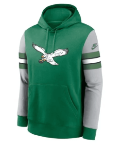 Alternative view of Men’s Nike Green Philadelphia Eagles Sideline Alternate Club Pullover Hoodie