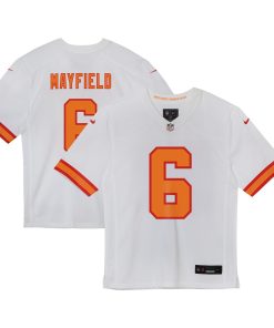 Baker Mayfield ’76 Tampa Bay Buccaneers Preschool  Game Jersey – White