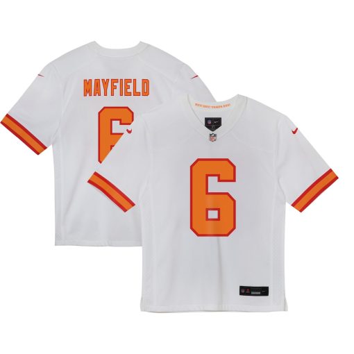 Baker Mayfield ’76 Tampa Bay Buccaneers Preschool  Game Jersey – White