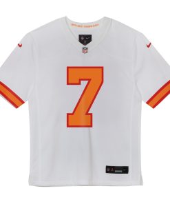Alternative view of Bucky Irving ’76 Tampa Bay Buccaneers Preschool  Game Jersey – White