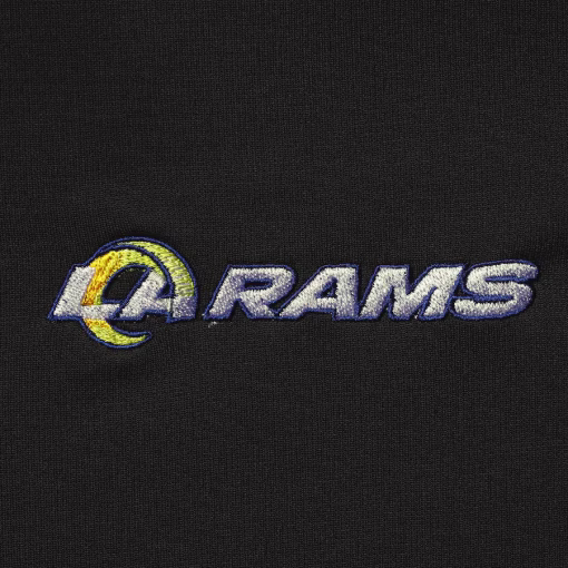 Los Angeles Rams Dunbrooke Logo Ranger Pullover Hoodie – Black/Realtree Camo - Image 4