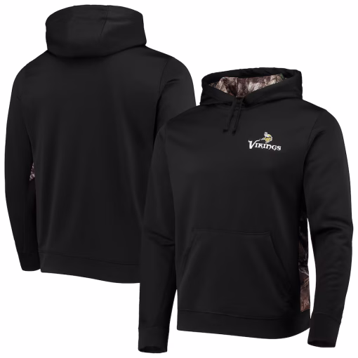 Minnesota Vikings Dunbrooke Logo Ranger Pullover Hoodie – Black/Realtree Camo