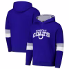 Indianapolis Colts G-III Sports by Carl Banks Adaptive Faceoff Pullover Hoodie – Royal/Silver