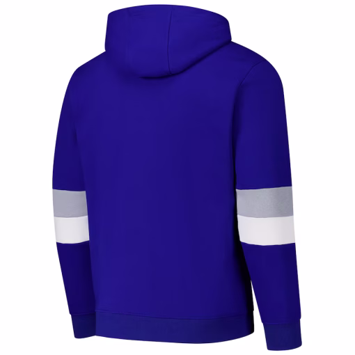 Indianapolis Colts G-III Sports by Carl Banks Adaptive Faceoff Pullover Hoodie – Royal/Silver - Image 3