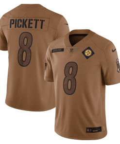 Men’s Pittsburgh Steelers Kenny Pickett Nike Brown Salute To Service Limited Jersey