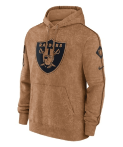 Alternative view of Men’s Nike Brown Las Vegas Raiders Salute To Service Limited Hoodie