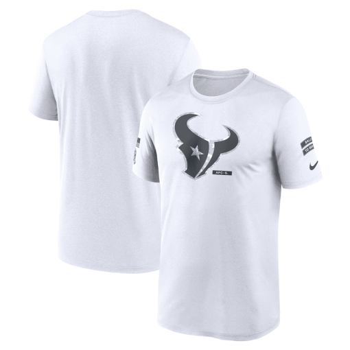 Houston Texans Nike 2024 Salute To Service Legend Performance T-Shirt – White