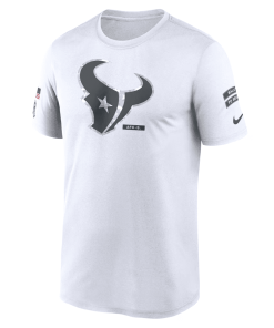 Alternative view of Houston Texans Nike 2024 Salute To Service Legend Performance T-Shirt – White