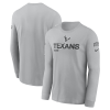 Houston Texans Nike 2024 Salute To Service Long Sleeve T-Shirt – Gray