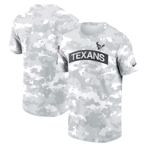 Houston Texans Nike 2024 Salute To Service Performance T-Shirt – Arctic Camo