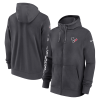 Houston Texans Nike 2024 Sideline Club Full-Zip Hoodie – Anthracite