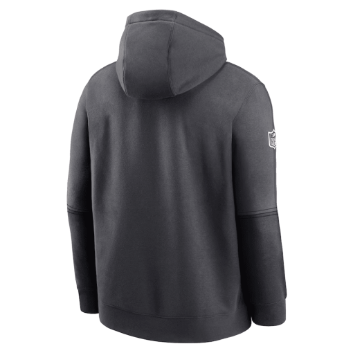 Houston Texans Nike 2024 Sideline Club Pullover Hoodie – Anthracite - Image 3