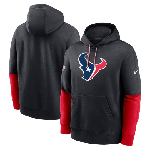 Houston Texans Nike 2024 Sideline Club Pullover Hoodie – Navy