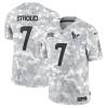 C.J. Stroud Houston Texans Nike 2024 Salute to Service Limited Jersey – Arctic Camo