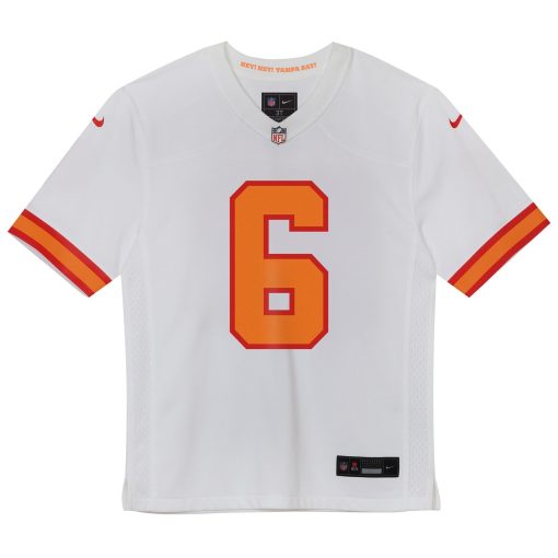 Baker Mayfield ’76 Tampa Bay Buccaneers Toddler  Game Jersey – White - Image 2