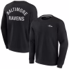 Baltimore Ravens Fanatics Unisex Super Soft Pullover Crew Sweatshirt – Black