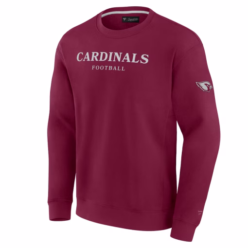 Arizona Cardinals Fanatics Unisex Elements Unlimited Fleece Pullover Sweatshirt – Cardinal - Image 2