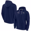 Seattle Seahawks Fanatics Unisex Elements Super Soft Fleece Pullover Hoodie – Navy