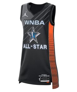 Alternative view of Jordan Brand Unisex 2023 WNBA All-Star Game Custom Victory Jersey – Black